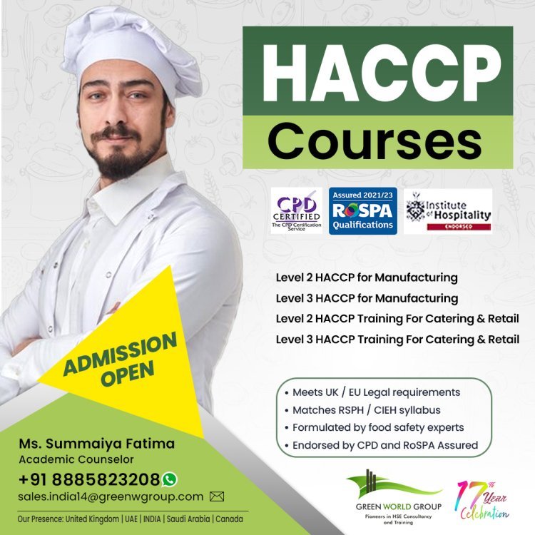 Join Our Food Safety Training in Hyderabad!
