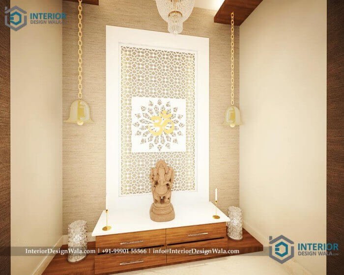 How to Introduce a Pooja Room Design While Preserving Wall Structure