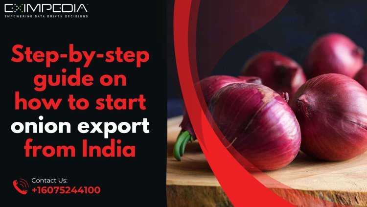 Step-by-step guide on how to start onion export from India