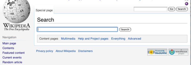 Wikipedia Wikipedia Search