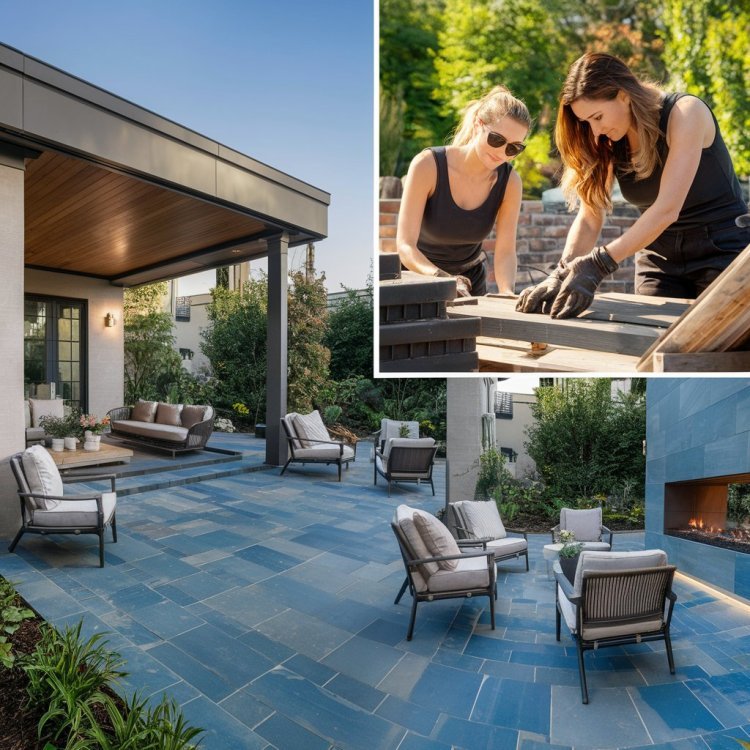 Elevate Your Outdoor Space: Modern Bluestone Patio Inspiration for 2024